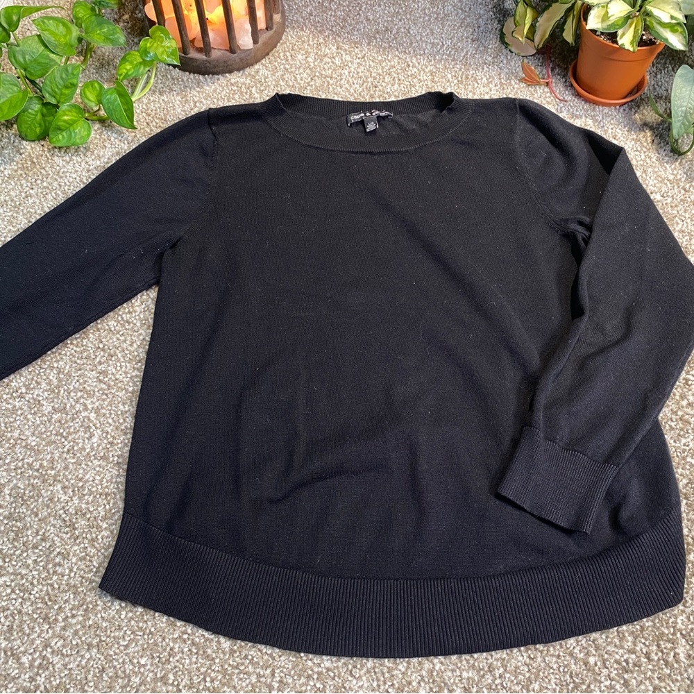 Cable and Gauge Crewneck Sweater